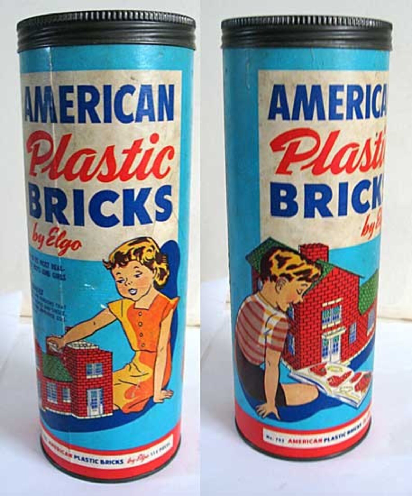 Vintage Elgo American Plastic Bricks Architectural Toy Blocks Etsy