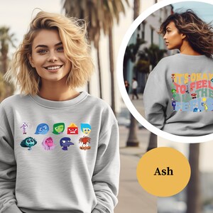 It's Okay To Feel All The Feels Sweatshirt, Inside Out Emotional Tee, Mental Health Shirt, Inclusion Shirt, Speech Therapy Shirt, BCBA Shirt