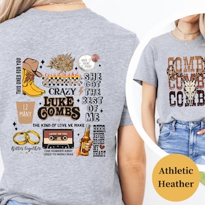 Combs Bullhead Shirt, Country Music Shirt, Luke Combs World Tour, Cowboy Combs, Country Concert Wear, Gifts for Country Music Fans