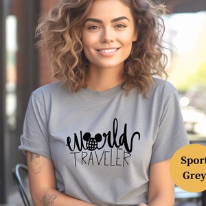 Epcot Inspired Shirt for Women, World Traveler Shirt, Perfect for Disney Lovers, World Traveler Family Trip T-shirt, Unisex T-shirts