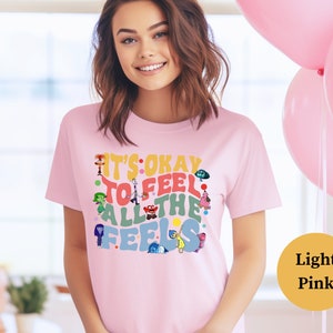 Inside Out Emotional Shirt, It's Okay To Feel All The Feels Shirt, Mental Health Shirt, Inclusion Shirt, Speech Therapy Shirt, BCBA Shirt