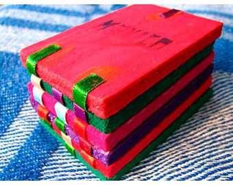 Traditionell mexikansk magisk leksak/magisk färgad bräda/Jakobs stege