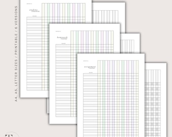 Pacchetto Pianificazione insegnanti: Lista di controllo degli studenti, Registro dei compiti, Tracker dei compiti, Strumento organizzativo per il rientro a scuola, Gestione della classe