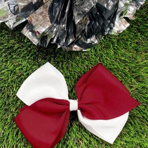 School Spirit Cheer Bows: Game Day