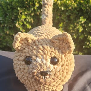Peluche di cane / Cane di pagnotta Amigurumi / Cucciolo di peluche / Pastore tedesco / Cagnolino all'uncinetto