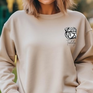 Bulldogs Team Sweatshirt, Custom Bulldogs Mom Shirt, Bulldogs Fan Sweatshirt, Bulldogs Lover Gift, Mascot Graphic Sweatshirt, Bulldogs Shirt