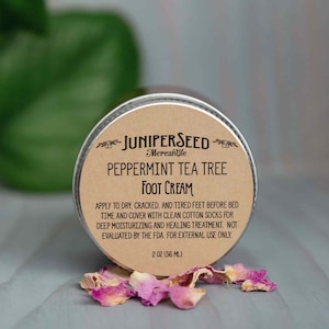 Peppermint and Tea Tree Foot Creme