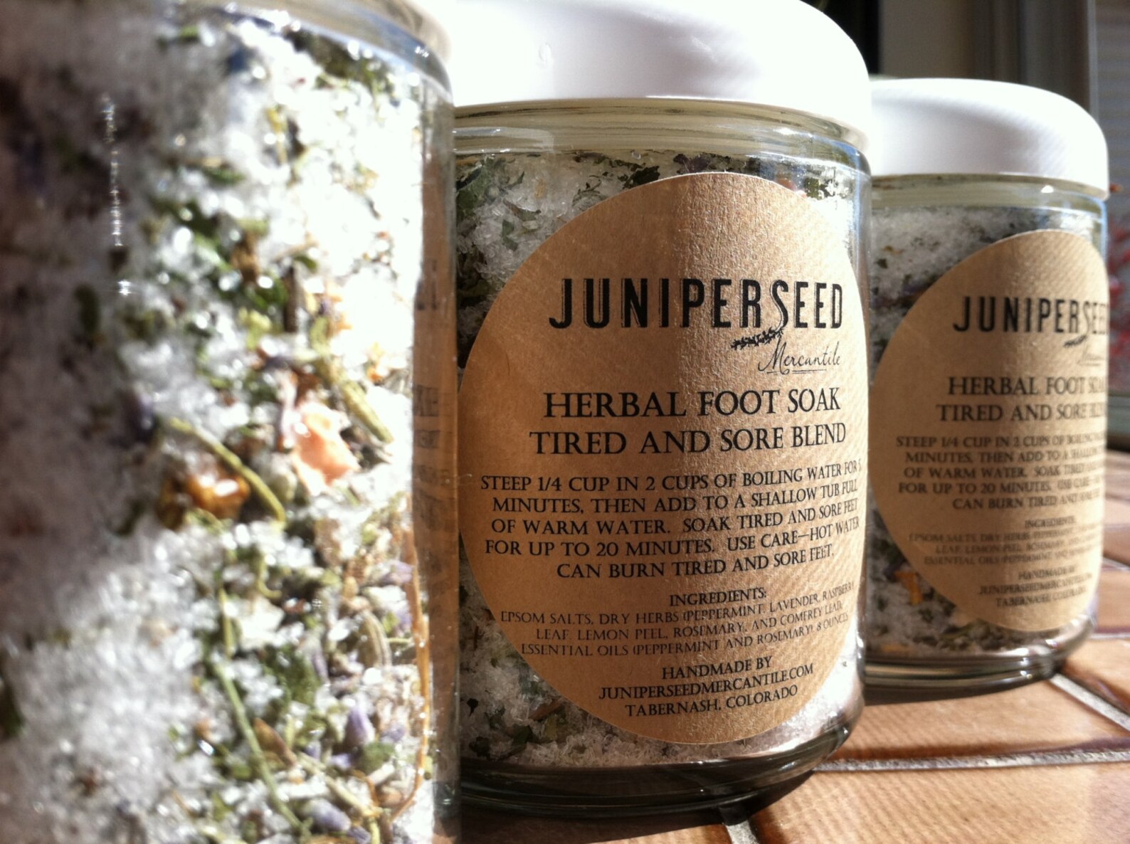 Herbal Foot Soak for Tired and Sore Feet 8 Ounce Glass Jar Etsy