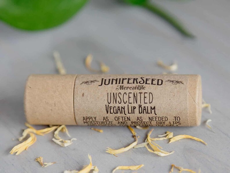 Vegan Unscented Lip Balm image 1