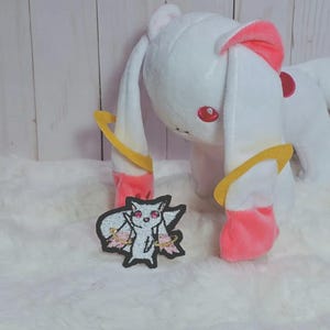 Madoka Magic - Kyubey - Aufnäher zum Aufbügeln