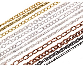 Finished Metal Chain 18” Set of 12