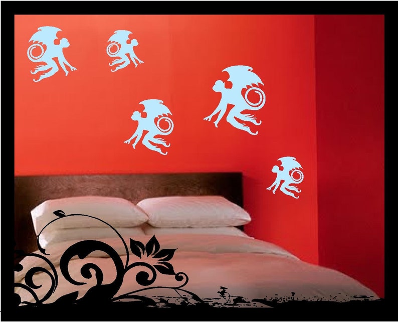 Flying Monkeys SET OF 5 Vinyl Decal Etsy