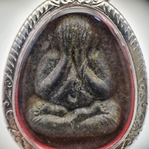Thai Amulet talisman, phra pidta LP Toh, Old buddha, Thai pendant, powerful miracle amulet pendant, Rare old Phra pidta, Gift, Thai