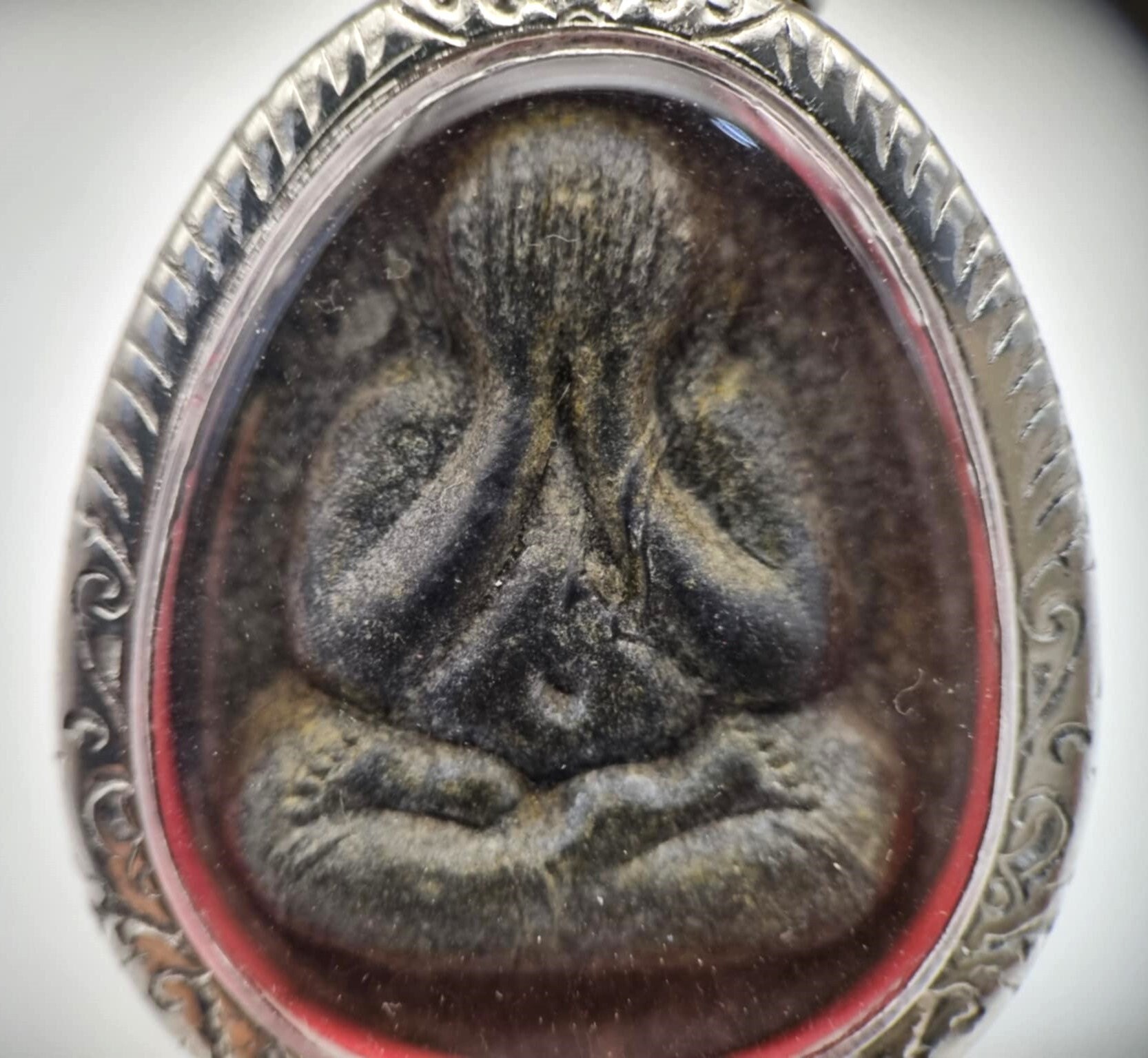 Thai Amulet talisman, phra pidta LP Toh, Old buddha, Thai pendant, powerful miracle amulet pendant, Rare old Phra pidta, Gift, Thai