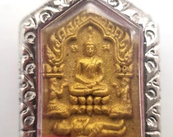 LP Tim Phra Khunpaen Pong Prai Kuman tiny batch powerful blessed ,magic yant Takrut Buddha amulet real rare pendant.
