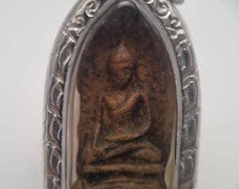 Thai Amulet talisman, Phra Rod, Old buddha, Thai pendant, powerful miracle amulet pendant, Rare old Phra Rod, Gift, Thailand nice gift.