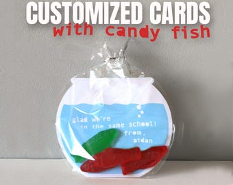 Customized Printable Fishbowl Cards