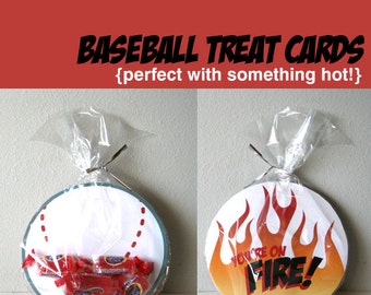 Printable Baseball Cards - You're on Fire