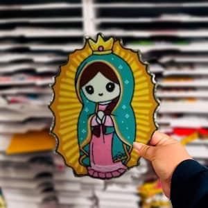 Parches de Guadalupe Parche de chenilla Virgen I Parche Virgen de Guadalupe I Parche I Parches de chenilla