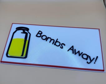 Team Fortress 2 Jarate Sign: 3D Printed Gaming Decor