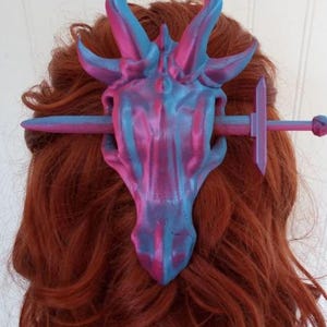 Unleash Your Inner Beast: Skull Hair Clips with a Bite!