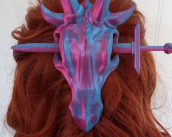 Unleash Your Inner Beast: Skull Hair Clips with a Bite!