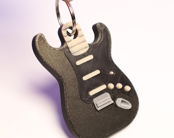 Shred On the Go: 3D-Printed Electric Guitar Keychain!