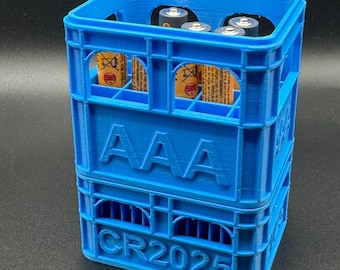 Stack Up Your Power: 3D-Printed Beer Crate Battery Holders!