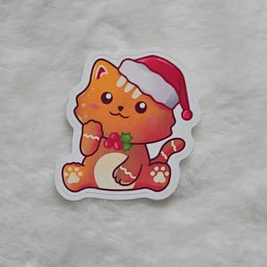 LIMITED TIME Cute Orange Tabby Cat Vinyl Sticker