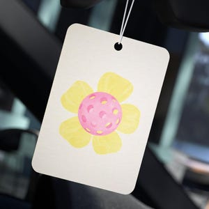 Pickleball Gift Car Air Freshener Cute Car Accessory Pickleball Decor Car Decor Pickleball Mom Gift for Pickleball Coach Pickleball Friend