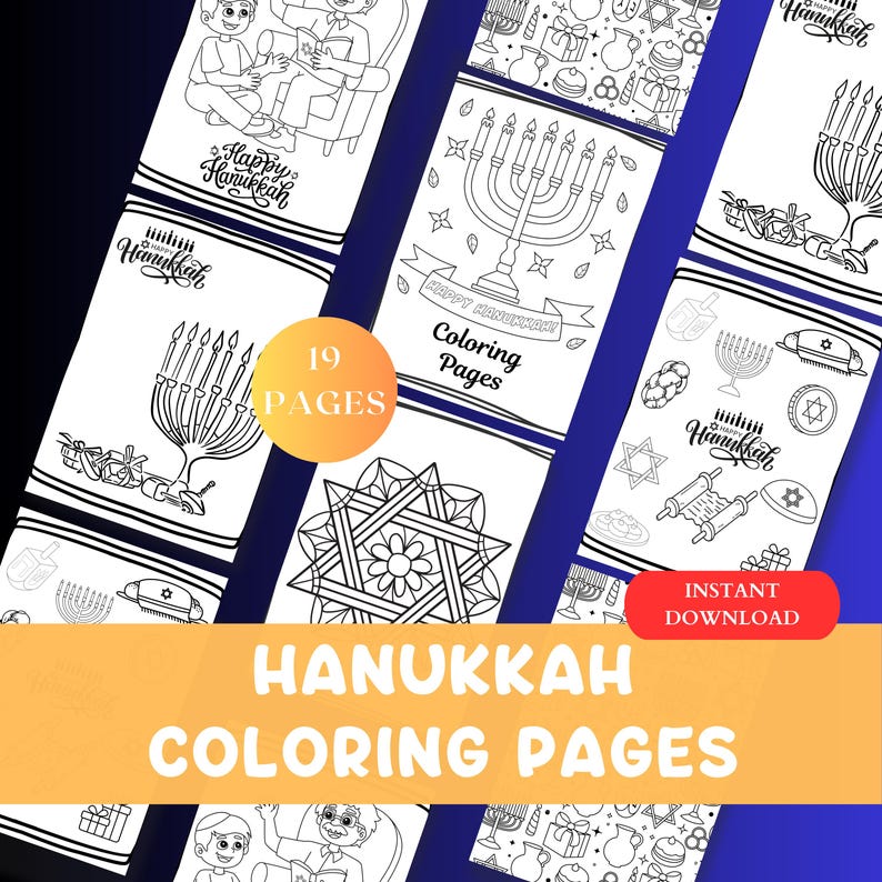 Hanukkah Coloring Pages Printable Hanukkah Crafts Hanukkah Activities