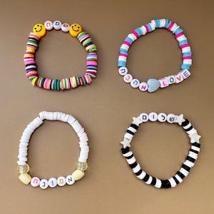 Hebräischer Buchstabe Perlenarmband Hebräische Wörter Armband Jüdische Freundschaftsarmbänder Hebräische Perlen Hebräischer Buchstabe Perlenarmband bereit hebräischer Schmuck