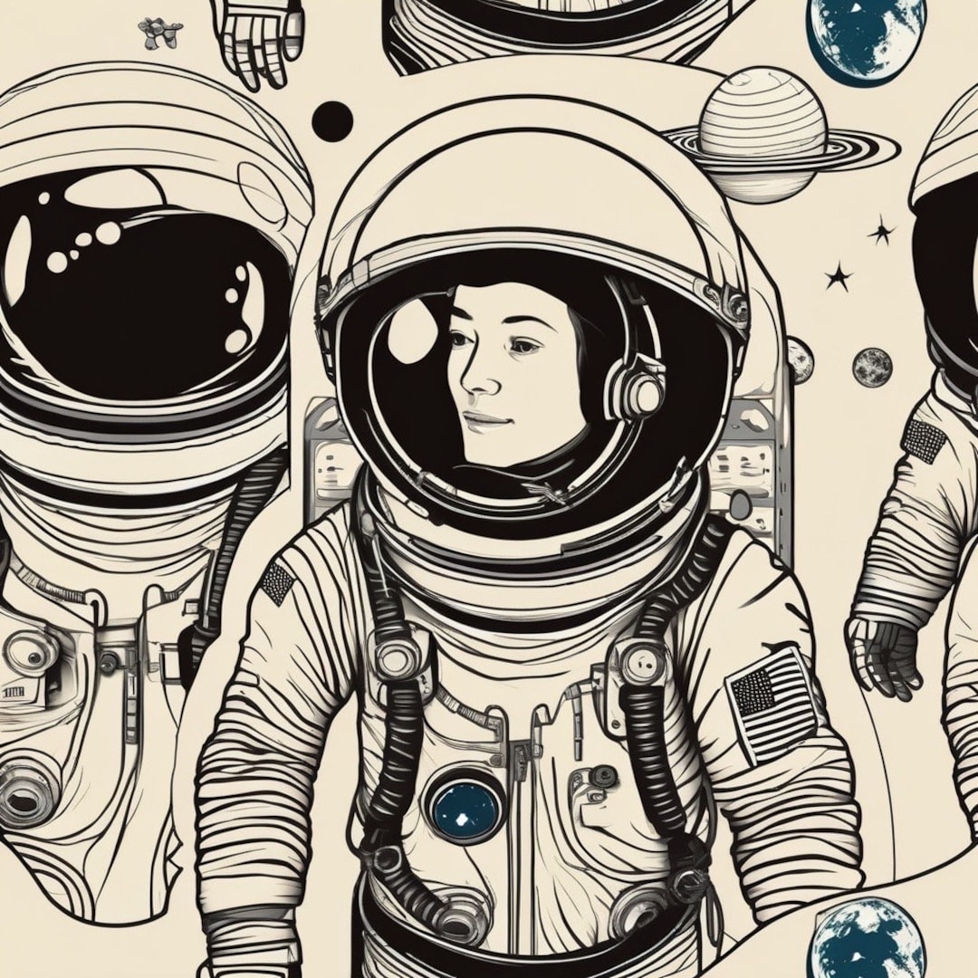 Astronaut Pattern Pack - Etsy