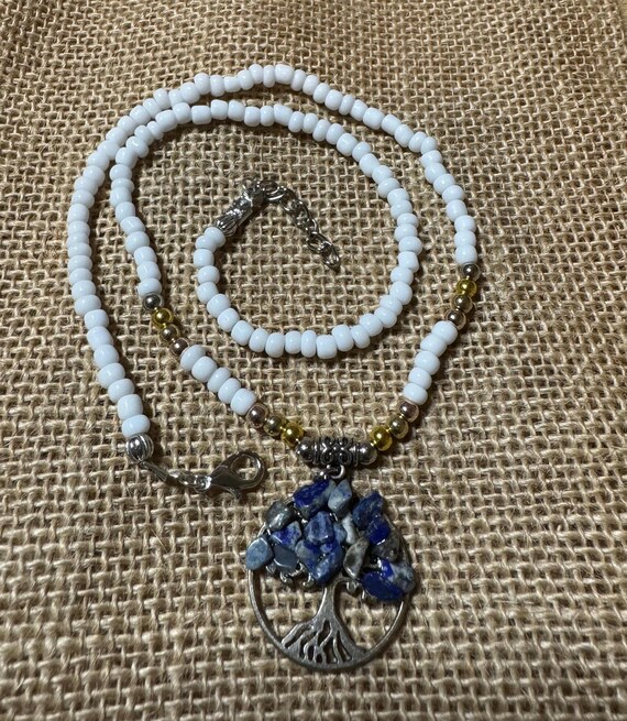 Tree of Life Collection - The Blue Tree Necklace