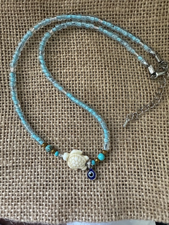 Evil Eye Collection - Turquoise- The Evil Eye Necklace
