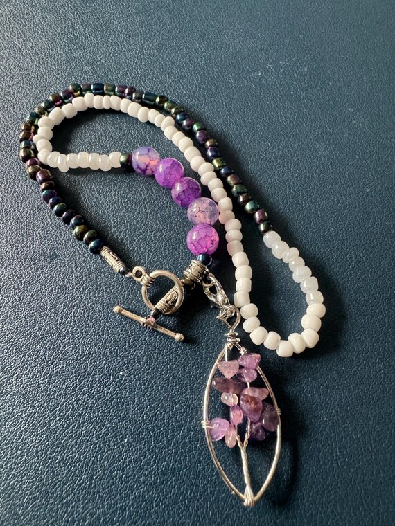 Tree of Life Collection - The Purple Tree Necklace