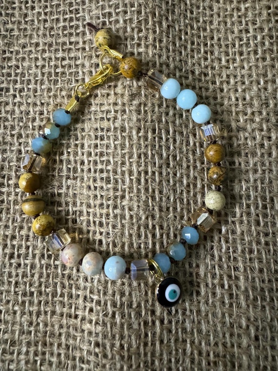 Evil Eye Collection - The Tiger's Eye Jasper Bracelet