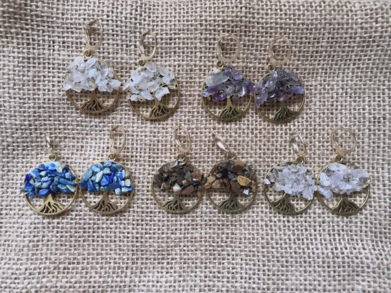 Tree of Life collection - The Gold Tree of Life Earrings