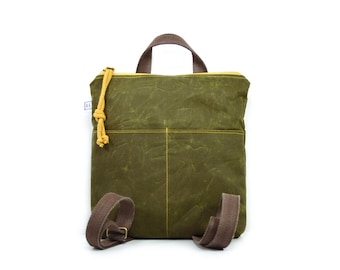 Tignanello Genuine Leather Backpack Purse Caramel Tan - Etsy display picture 1