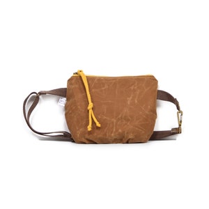 •FESTIVAL PACK - SOLID• waxed canvas fanny/crossbody