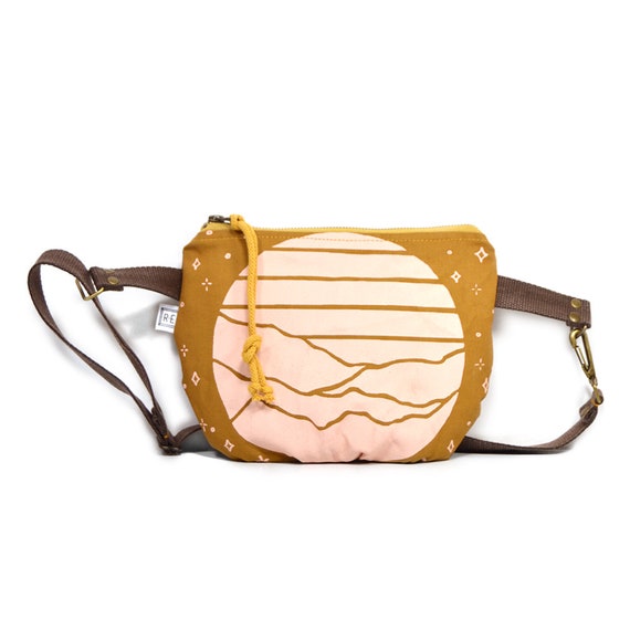 Vegan Fanny Pack Hip Bag Bum Bag Festival Pack Waxed Etsy