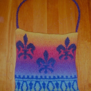 PATTERN for Fleur de Lis Bag