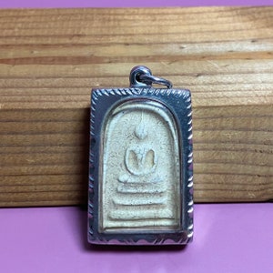 Protection and Fortune Necklace “Phra Somdej Thai Buddha Amulet” Men necklace, Unisex Pendant, Buddha gift, Spiritual Jewelry.