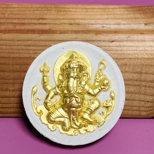 Ganesha Amulet, Sacred Hinduism, Spiritual Jewelry, Overcoming Obstacles, Money attraction, Sacred Gift, Meditation gift