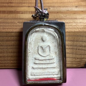 Protection and Spiritual Necklace “Phra Somdej Thai Buddha Amulet” Men/Women necklace, Unisex Pendant, Wealth Jewelry
