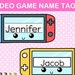 Video Game Name Tags Gamer Door Display Or Classroom Bulletin Board Etsy Video Game Name Tags Gamer Door Display Or Classroom Bulletin Board Etsy