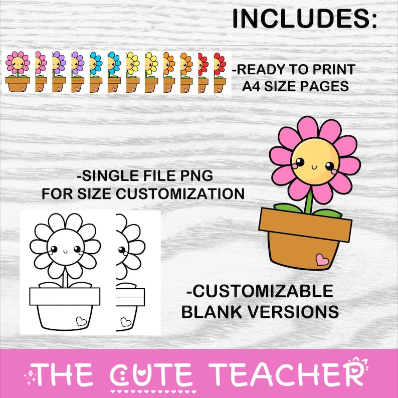 Blossoming Flower Theme Name Tags - Cute Editable Classroom Printable ...