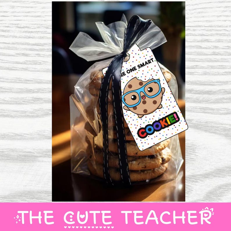 Smart Cookie Gift Tags: Printable Teacher Student Rewards (digital ...
