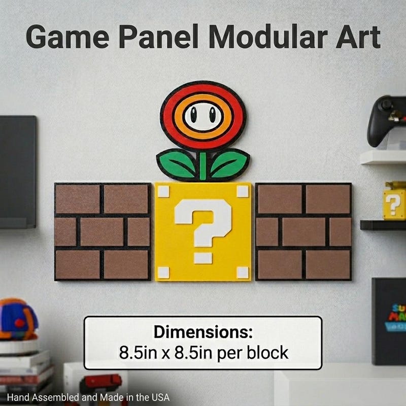 Super Mario Brick Block - Etsy