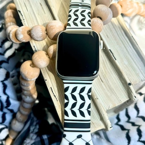Palestine kufiya design Apple band watch keffiyeh style 42/44/45/49 MM